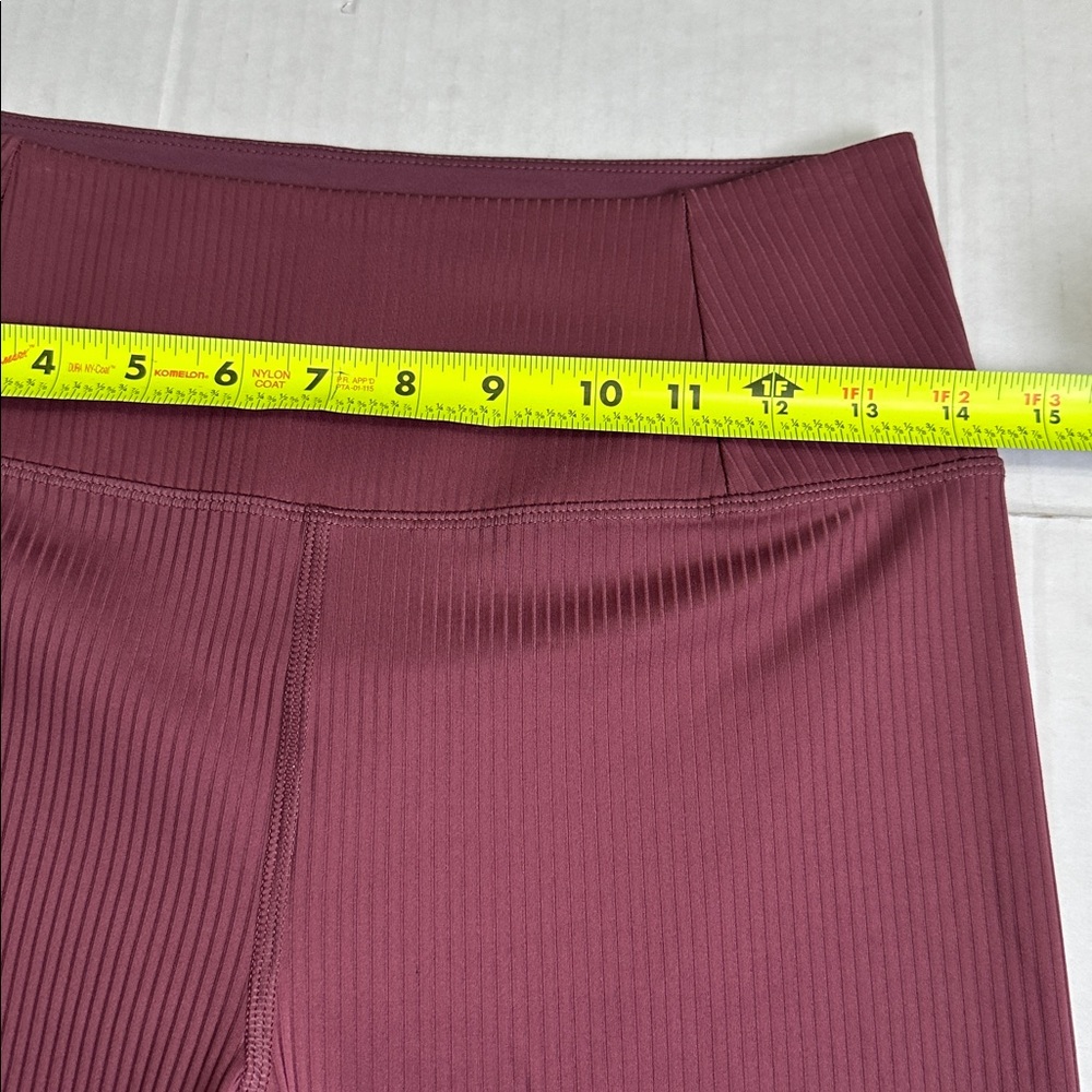 Girlfriend Collective Ribbed High Rise Pull On Leggings Womens Medium Activewear - Picture 9 of 12